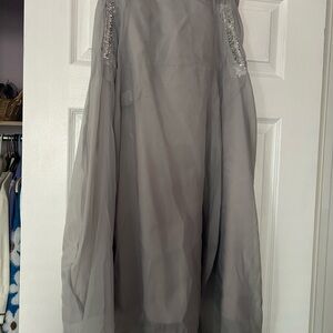 Elegant Gray Women's Skirt